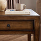 Zhang End Table - Burnt Umber Eucalyptus Veneer