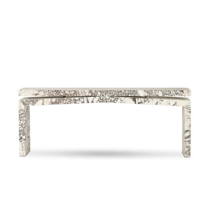 Matthes Marble Console Table - Calacatta Viola
