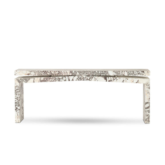 Matthes Marble Console Table - Calacatta Viola