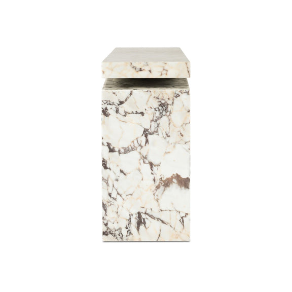 Matthes Marble Console Table - Calacatta Viola
