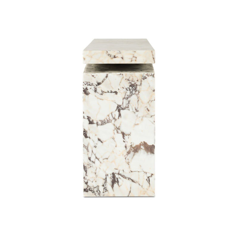 Matthes Marble Console Table - Calacatta Viola