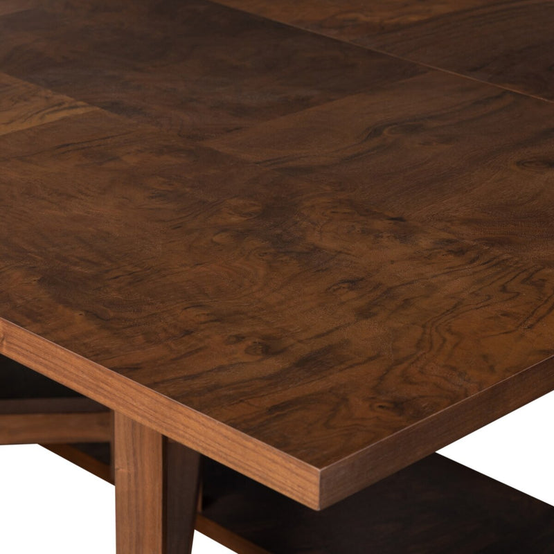Hughes Gateleg Console Table - Walnut Burl