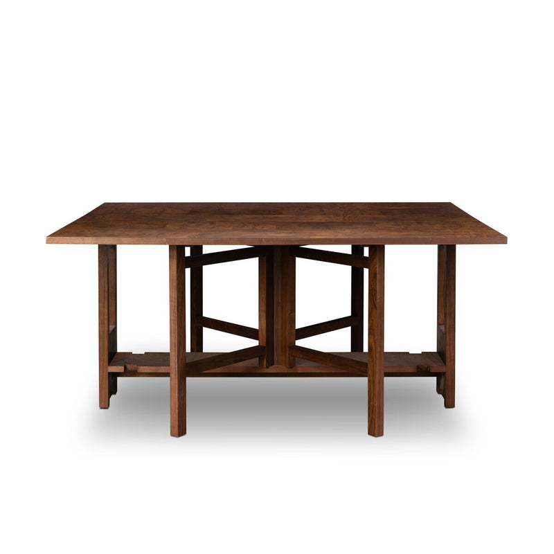 Hughes Gateleg Console Table - Walnut Burl