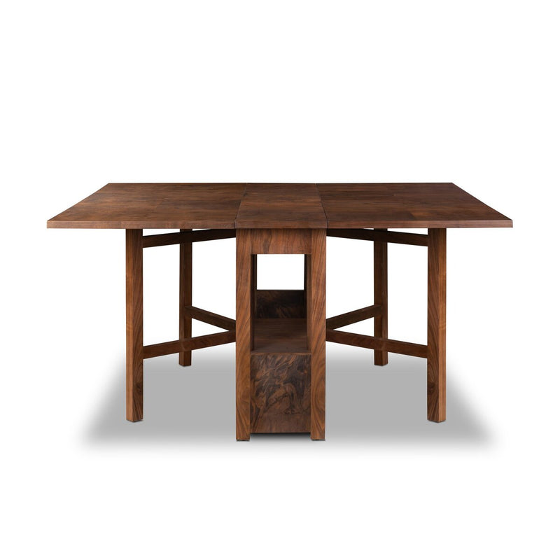 Hughes Gateleg Console Table - Walnut Burl