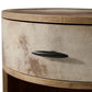 Vellum Round Nightstand - Vellum