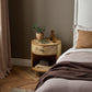 Vellum Round Nightstand - Vellum