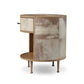 Vellum Round Nightstand - Vellum