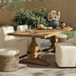 Novell Outdoor Dining Table - Reclaimed Natural Fsc