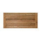 Novell Outdoor Dining Table - Reclaimed Natural Fsc