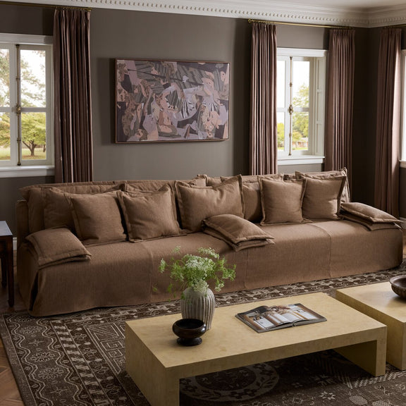 Esquire Bellevue Sofa - Solana Fawn