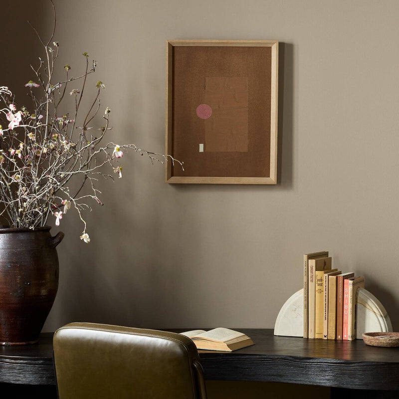 Orbit Vol. 2 #3 - Ochre by Jade Dacay - Rooftop Vertical Grain White Oak