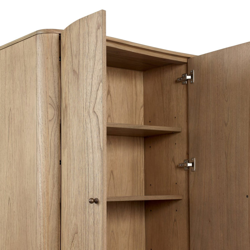 Boa 4-Door Cabinet - Sandy Mindi Veneer
