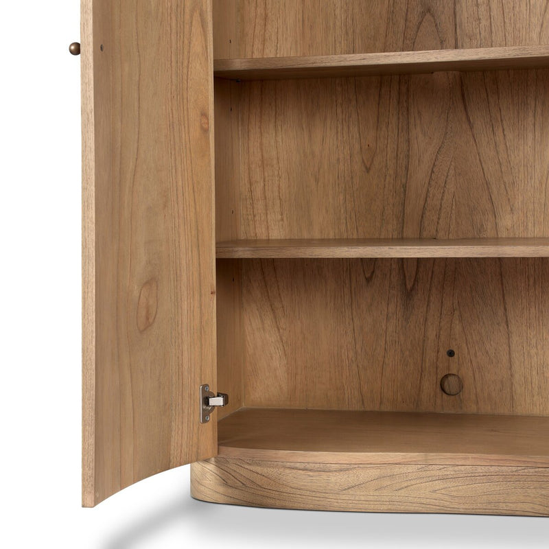 Boa 4-Door Cabinet - Sandy Mindi Veneer