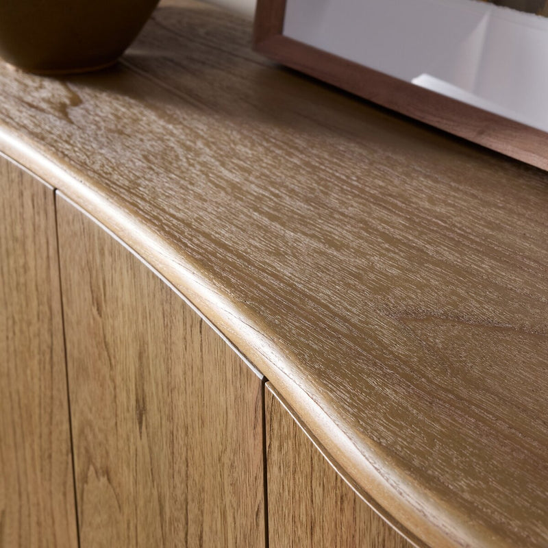 Boa 4-Door Cabinet - Sandy Mindi Veneer