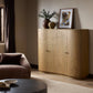 Boa 4-Door Cabinet - Sandy Mindi Veneer