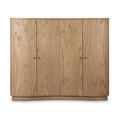 Boa 4-Door Cabinet - Sandy Mindi Veneer