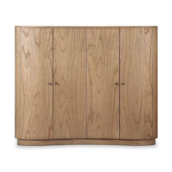 Boa 4-Door Cabinet - Sandy Mindi Veneer