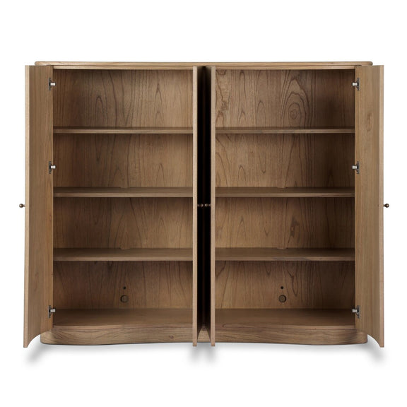 Boa 4-Door Cabinet - Sandy Mindi Veneer