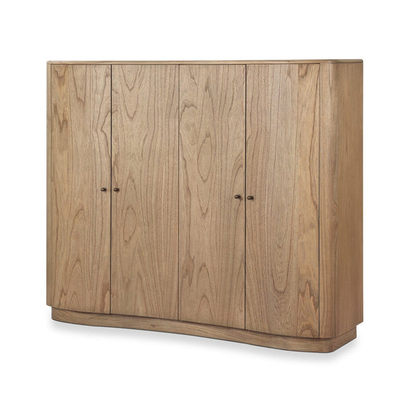 Boa 4-Door Cabinet - Sandy Mindi Veneer