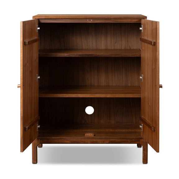 Arturo Small Cabinet - Natural Walnut Veneer