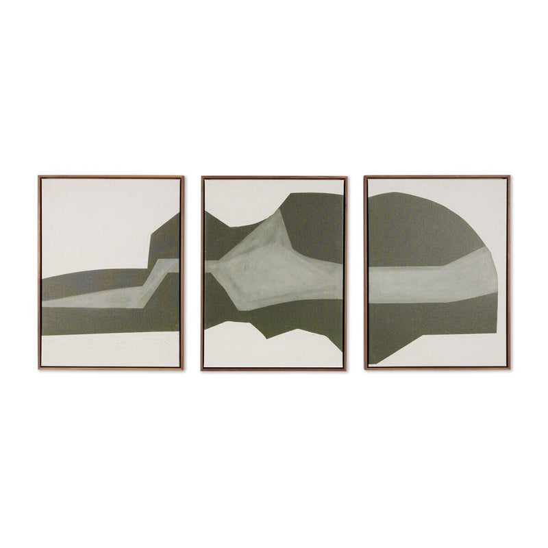 Suspended Triptych by Raoul Morren - Walnut Floater