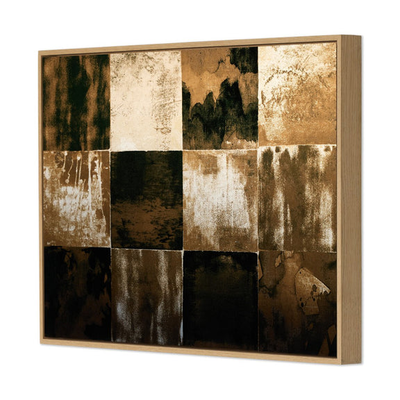 Rusted Diptych by Paul Duncan - White Oak Floater