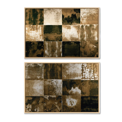 Rusted Diptych by Paul Duncan - White Oak Floater