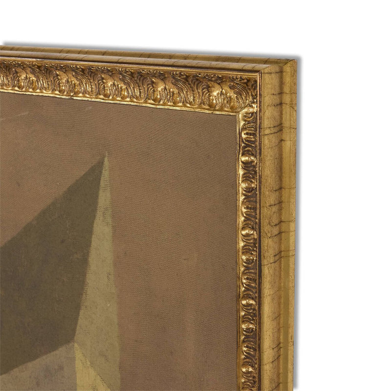 Constellation Diptych by Reese Truesdell - Gilded Antique Gold