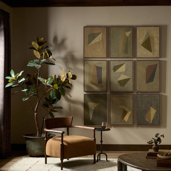 Constellation Set by Reese Truesdell - Rustic Walnut Floater