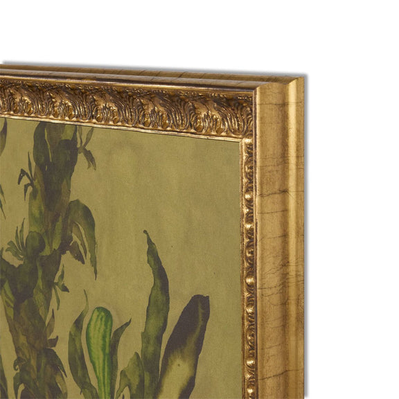 Epiphytes Diptych by Molly Franken - Gilded Antique Gold