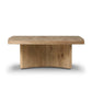 Brinton Square Coffee Table - Rustic Oak Veneer