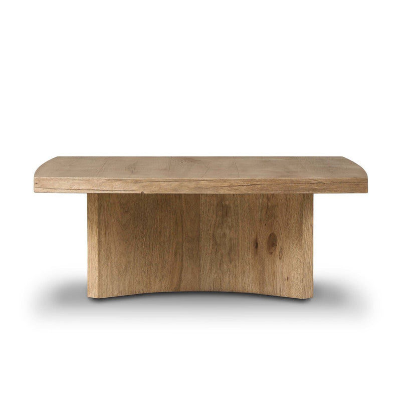 Brinton Square Coffee Table - Rustic Oak Veneer
