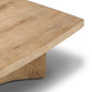 Brinton Square Coffee Table - Rustic Oak Veneer