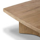 Brinton Square Coffee Table - Rustic Oak Veneer