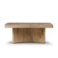 Brinton Square Coffee Table - Rustic Oak Veneer