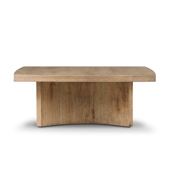 Brinton Square Coffee Table - Rustic Oak Veneer