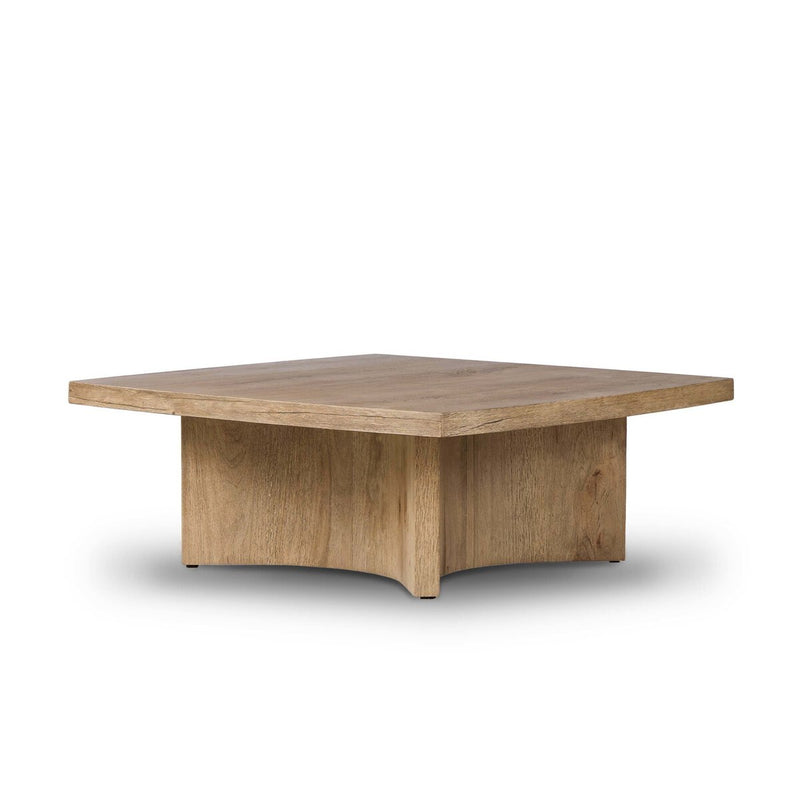 Brinton Square Coffee Table - Rustic Oak Veneer