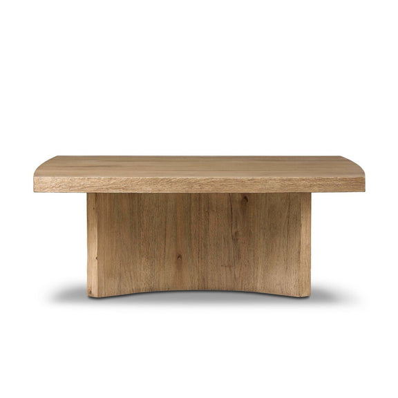 Brinton Square Coffee Table - Rustic Oak Veneer