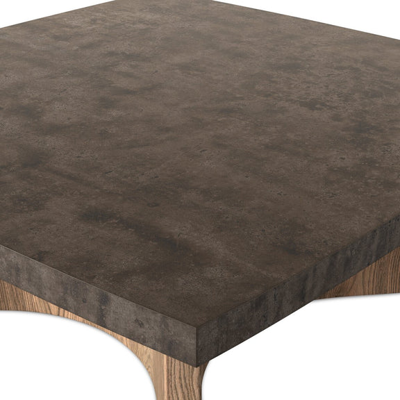 Brinton Square Coffee Table - Distressed Iron
