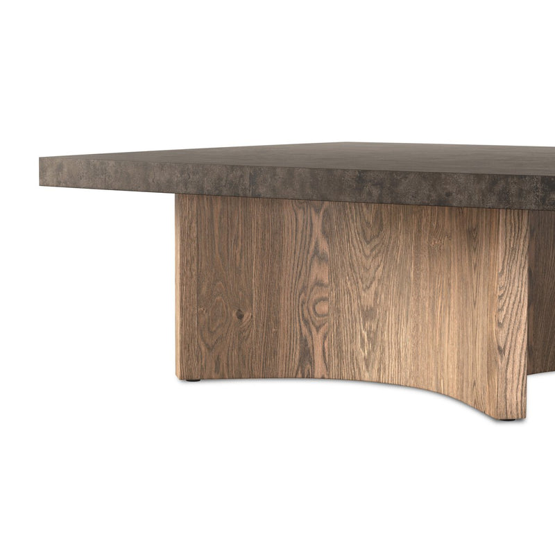 Brinton Square Coffee Table - Distressed Iron