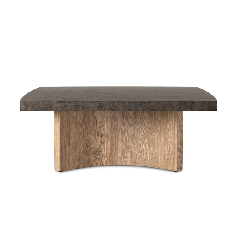Brinton Square Coffee Table - Distressed Iron