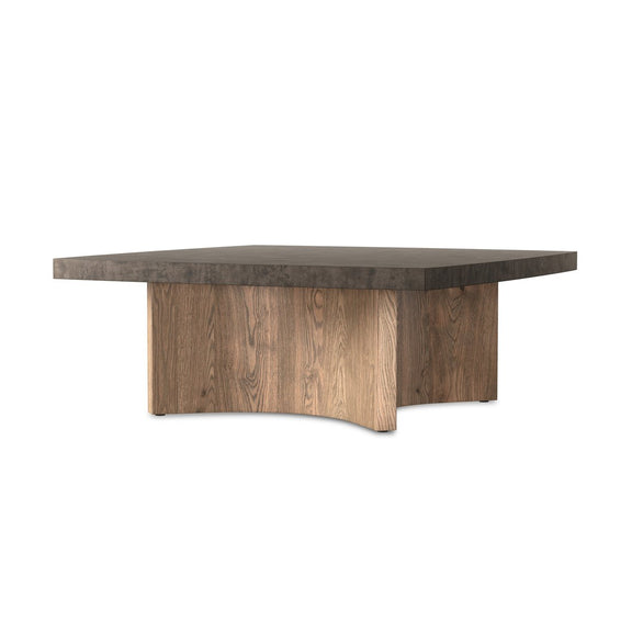 Brinton Square Coffee Table - Distressed Iron