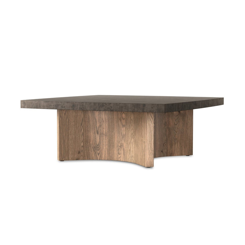 Brinton Square Coffee Table - Distressed Iron