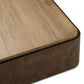 Kipp Square Coffee Table - Burnt Bleached Oak Resawn