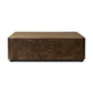Kipp Square Coffee Table - Burnt Bleached Oak Resawn