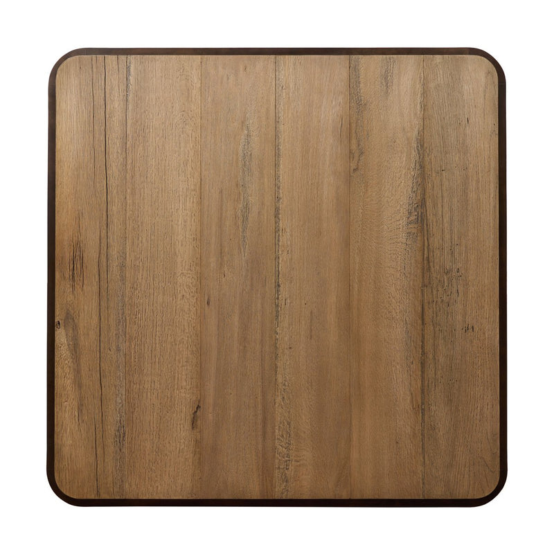 Kipp Square Coffee Table - Burnt Bleached Oak Resawn
