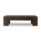 Abaso Rectangular Coffee Table - Ebony Rustic Wormwood Oak