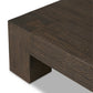 Abaso Rectangular Coffee Table - Ebony Rustic Wormwood Oak