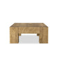 Abaso Rectangular Coffee Table - Rustic Wormwood Oak
