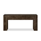 Abaso Console Table - Ebony Rustic Wormwood Oak